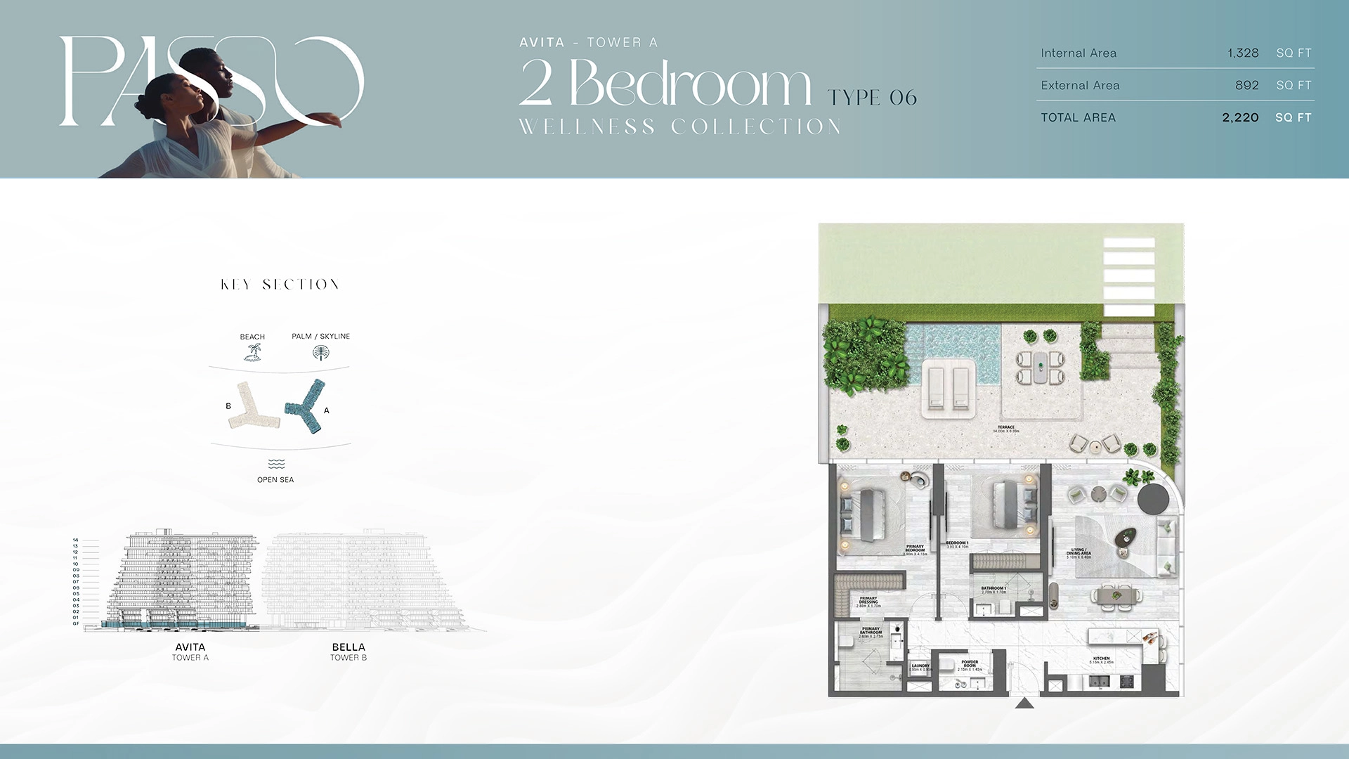 2 BR - Type B